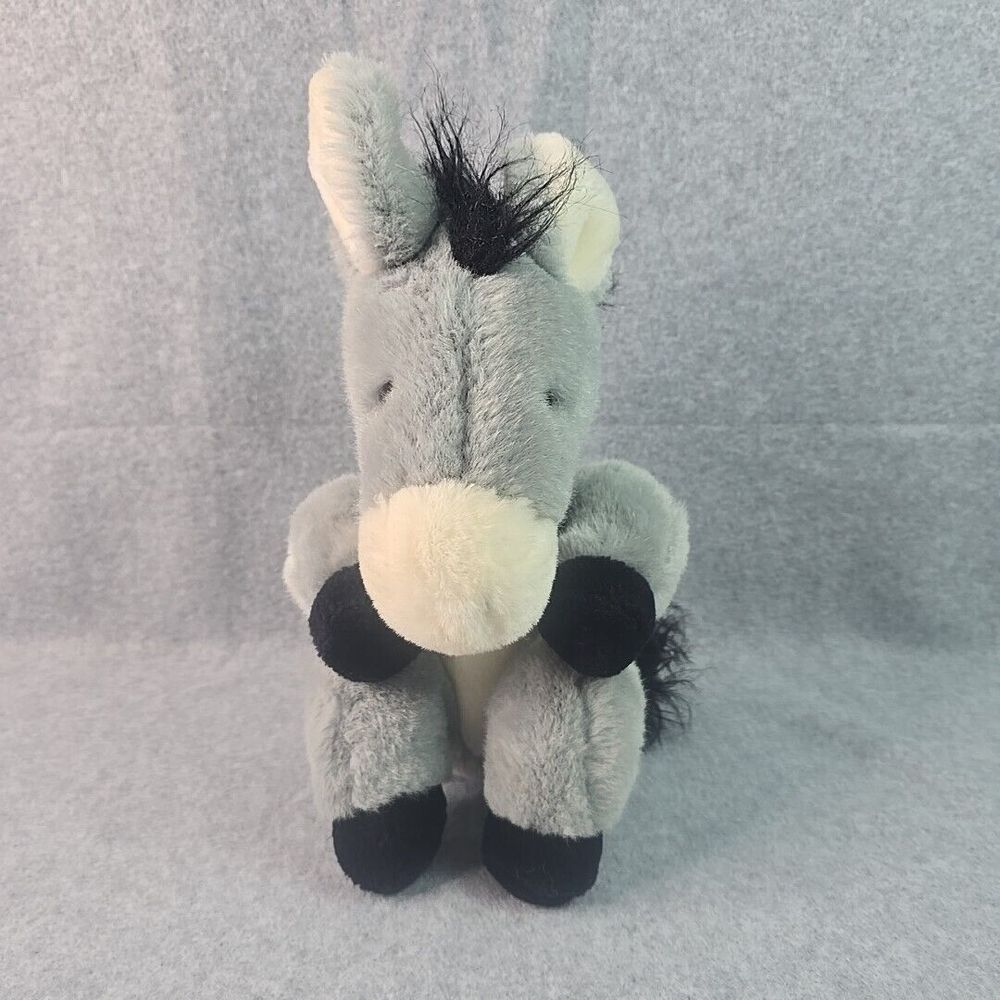 24K Polar Puff Donkey Faux Hair 10in Plush Vintage 1985 Plushies Stuffies Lovies